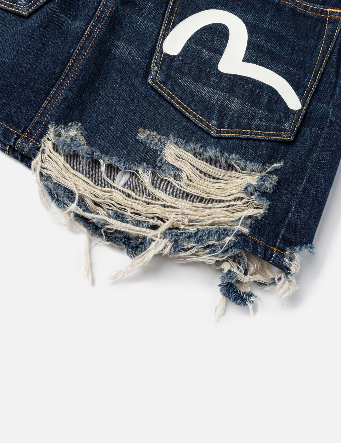 カモメプリントマルチポケット デニムスカート – EVISU カモメプリントマルチポケット デニムスカート – EVISU