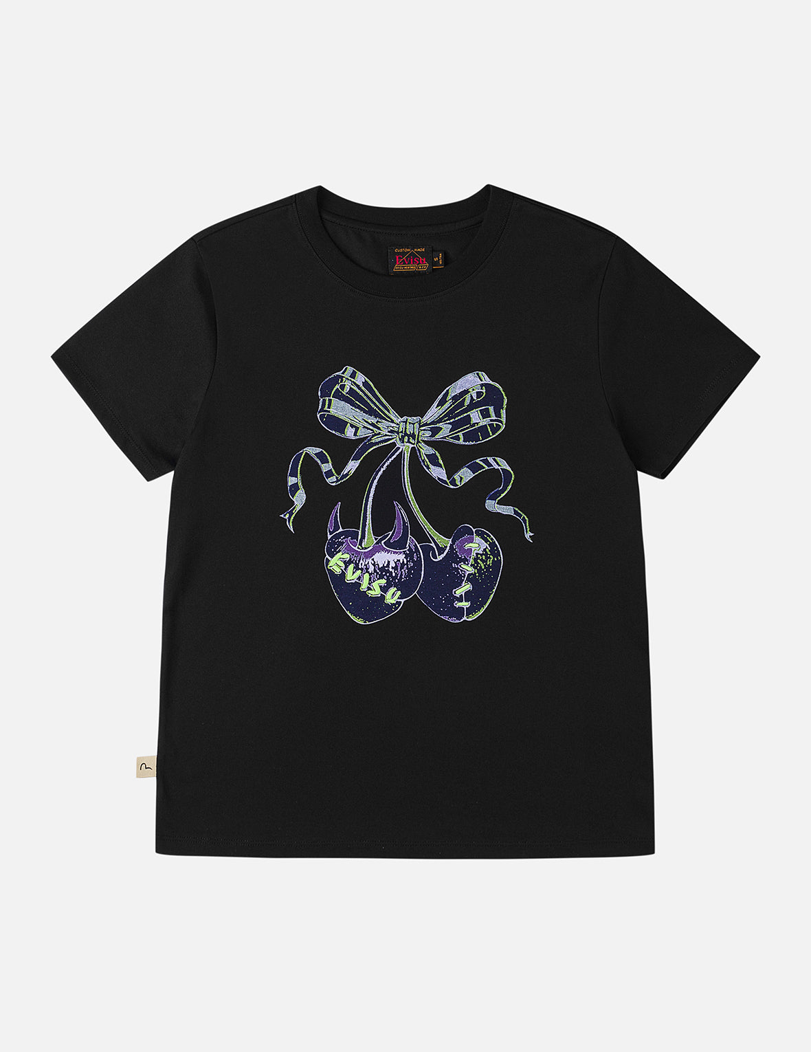 チェリーボウプリント Tシャツ
