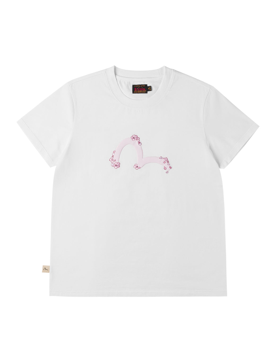 桜刺繍カモメプリント Tシャツ