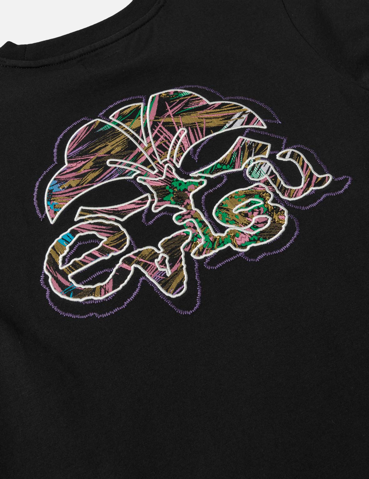 ブロケード家紋パッチ Tシャツ