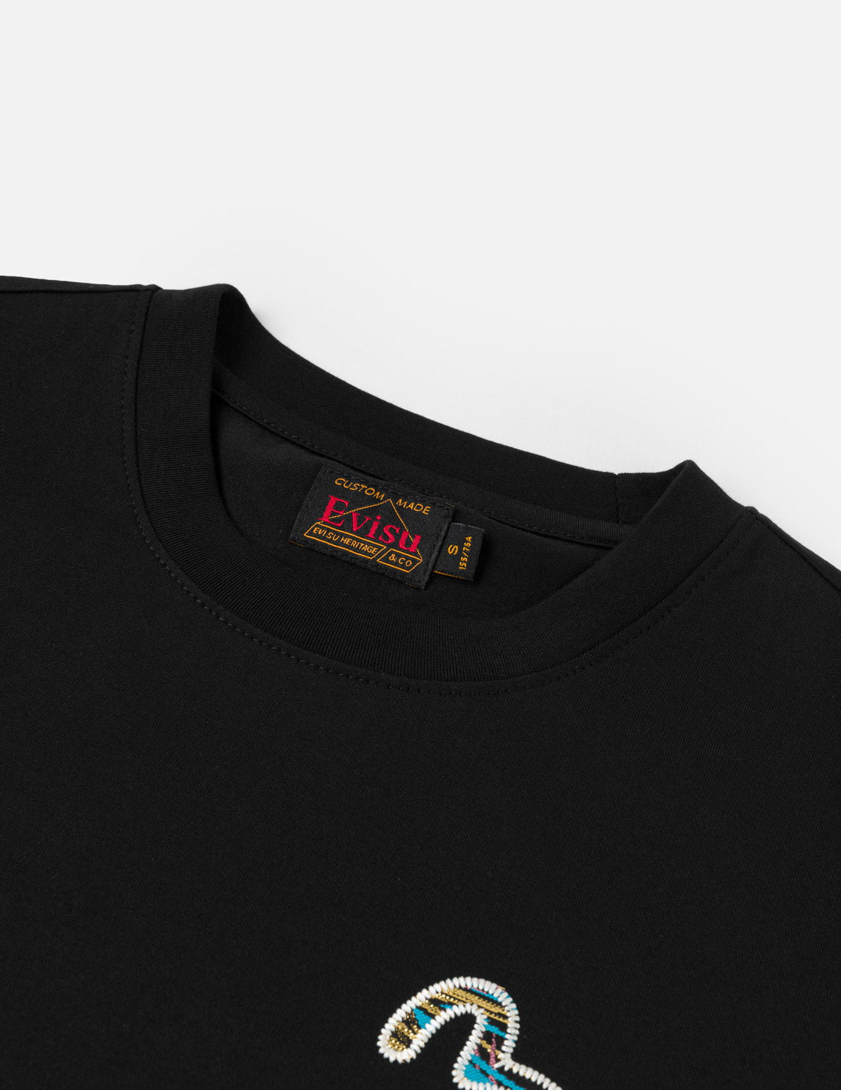 ブロケード家紋パッチ Tシャツ