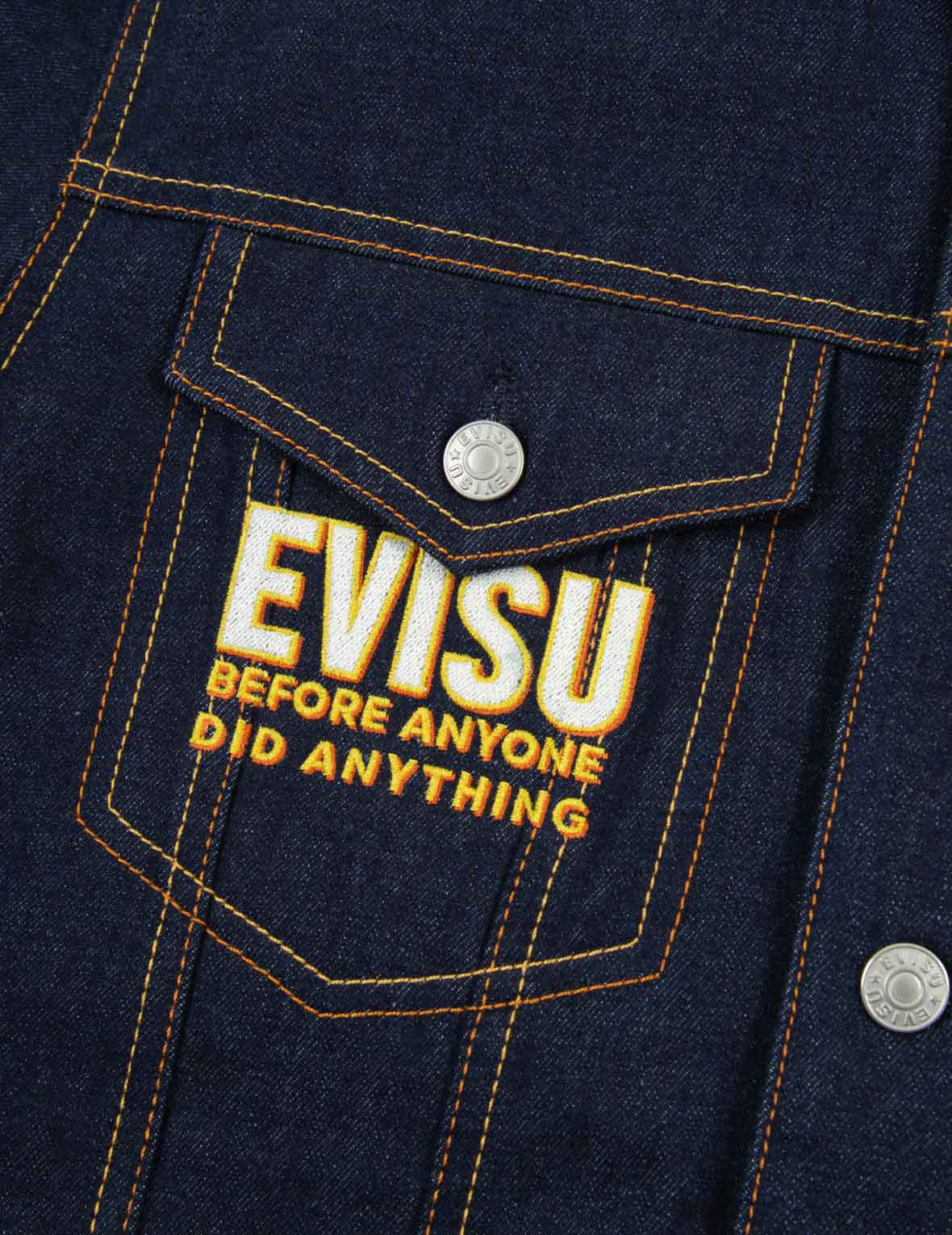 EVISU Squad ダイコックプリント デニムジャケット