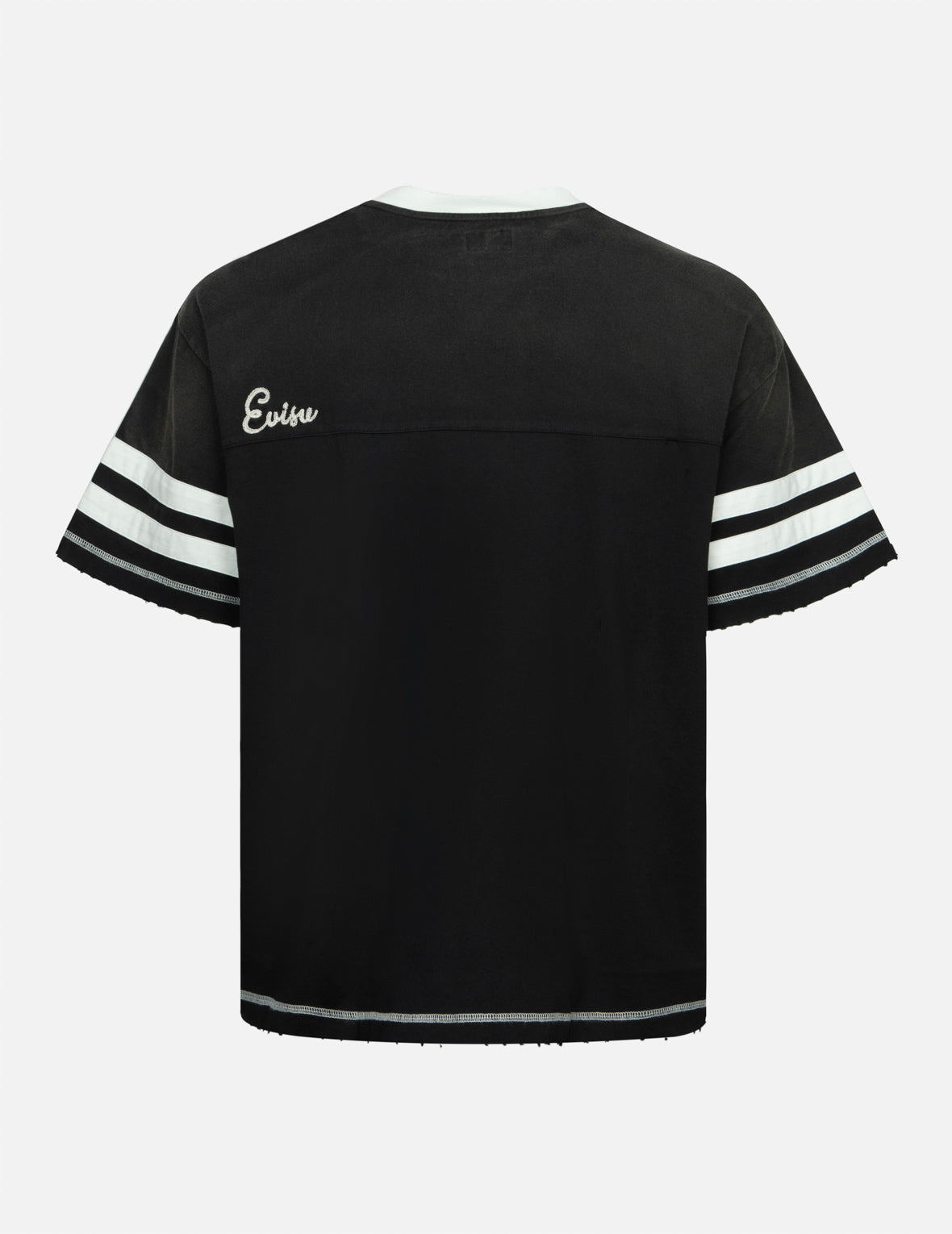 Logo Embroidery Paneling Boxy T-shirt