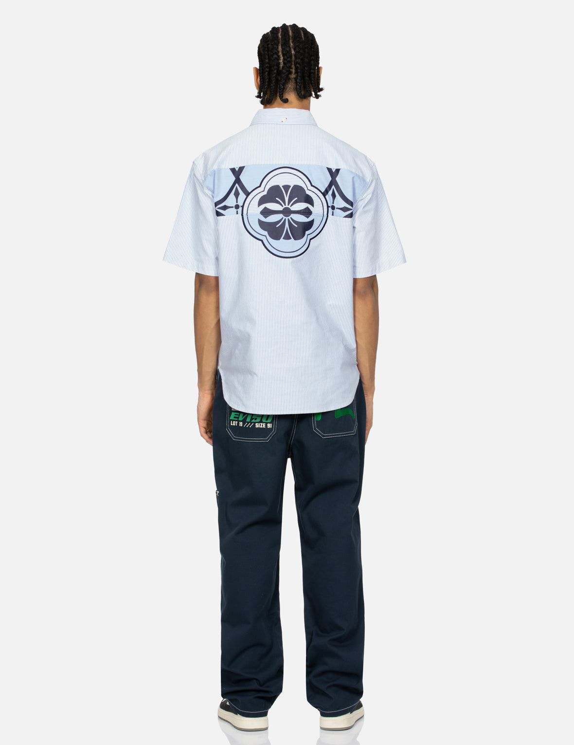 Seagull Embroidery with Contrasting Stitch Straight Fit