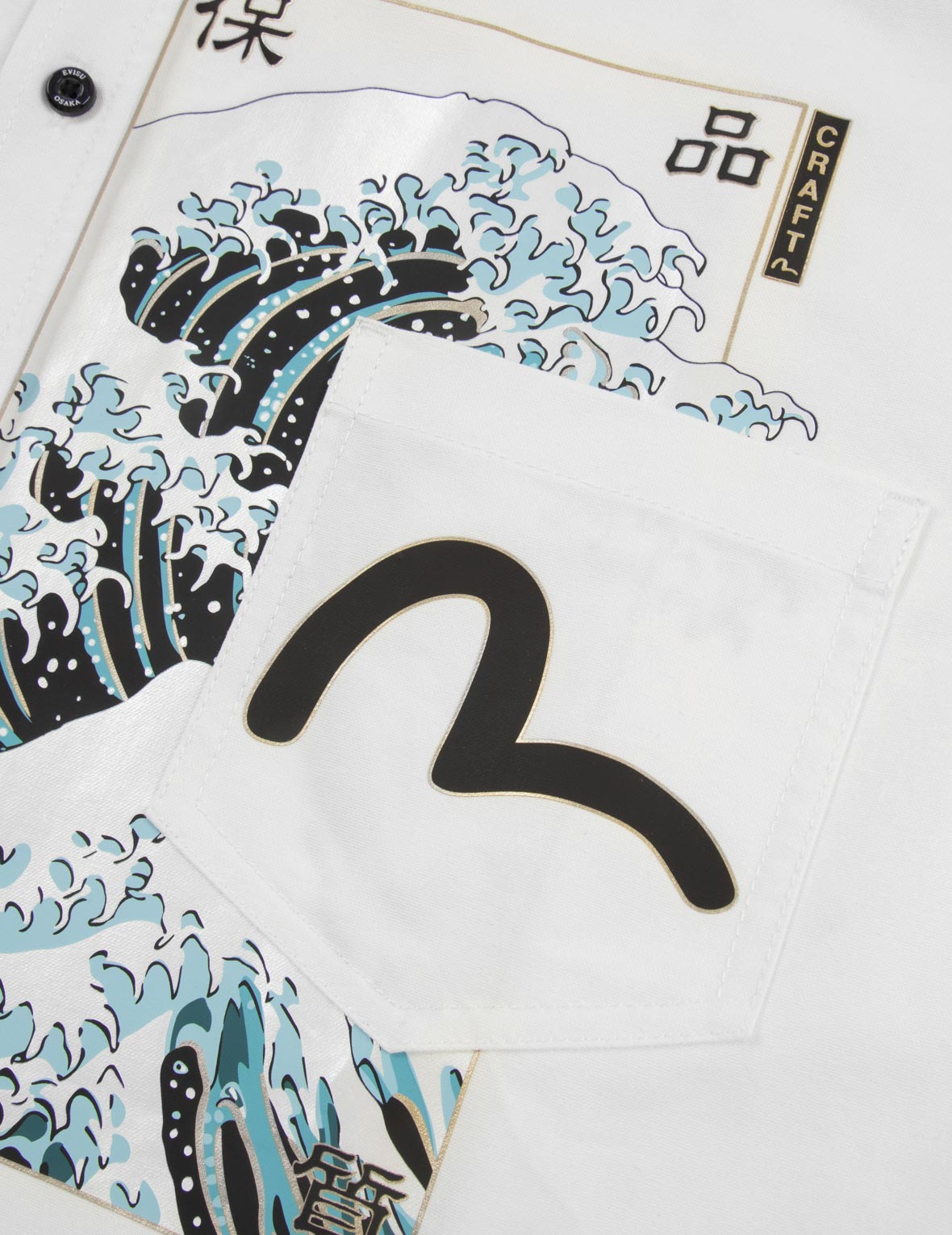 Seagull and The Great Wave
Print Relax Fit Shirt