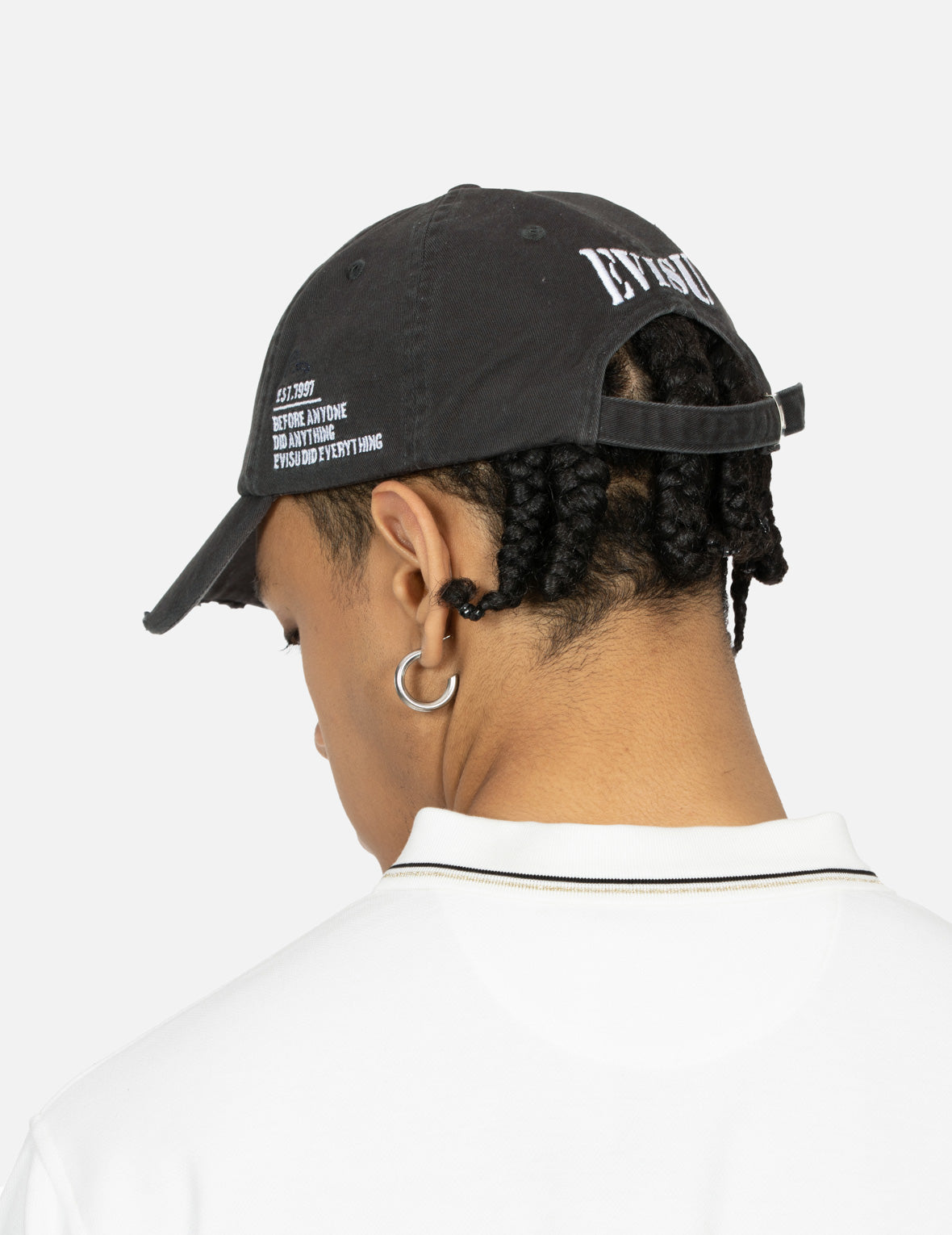 Embroidery and Distressed Effect Cap