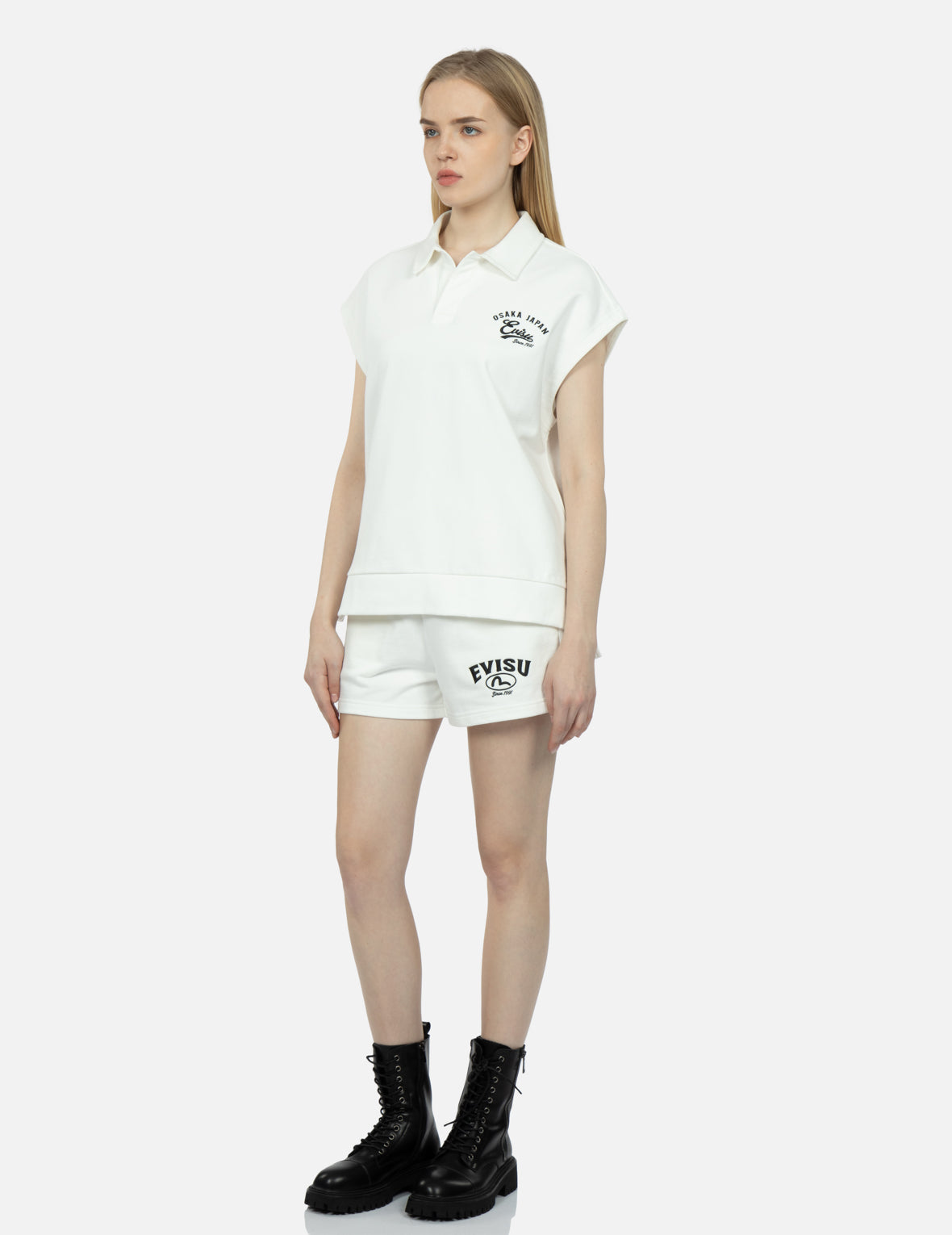 Logo Embroidery Sweat Shorts