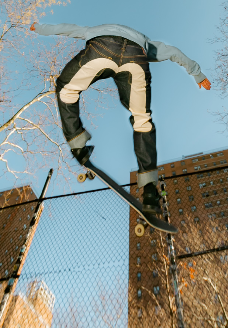 Evisu ホワイト ストレートレッグパンツ Evisu Official Site | Iconic Japanese Denim Brand – EVISU